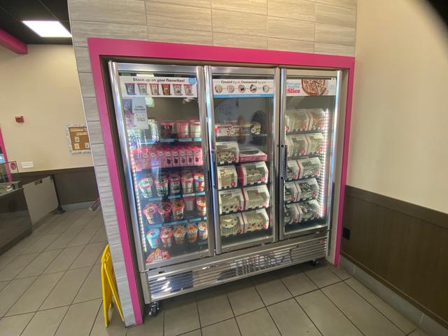 Three-door freezer overview.