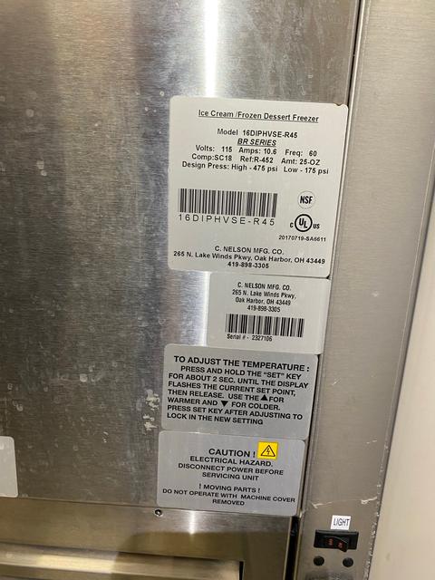 Nameplate: 16DIPHVSE-R45, serial 2327106.