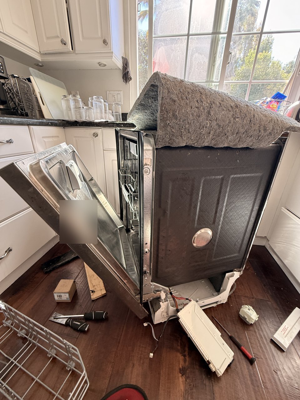 Bosch Dishwasher With Standing Water in San Ramon: Drain Pump Replacement