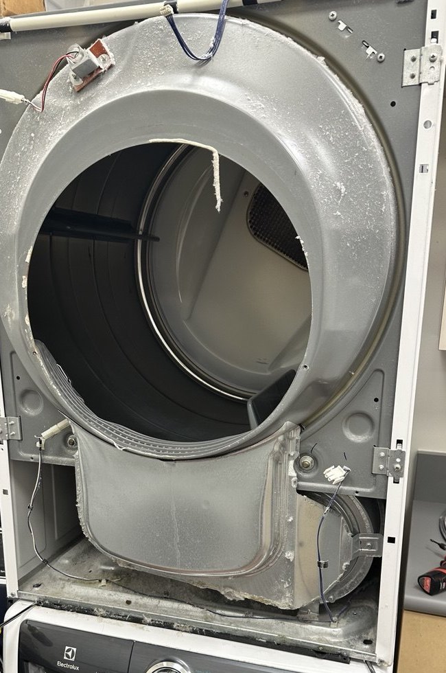 Electrolux stackable dryer repair in Walnut Creek, CA by ADRIUM, photo 1