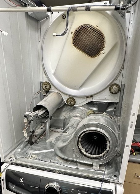 Electrolux stackable dryer repair in Walnut Creek, CA by ADRIUM, photo 2