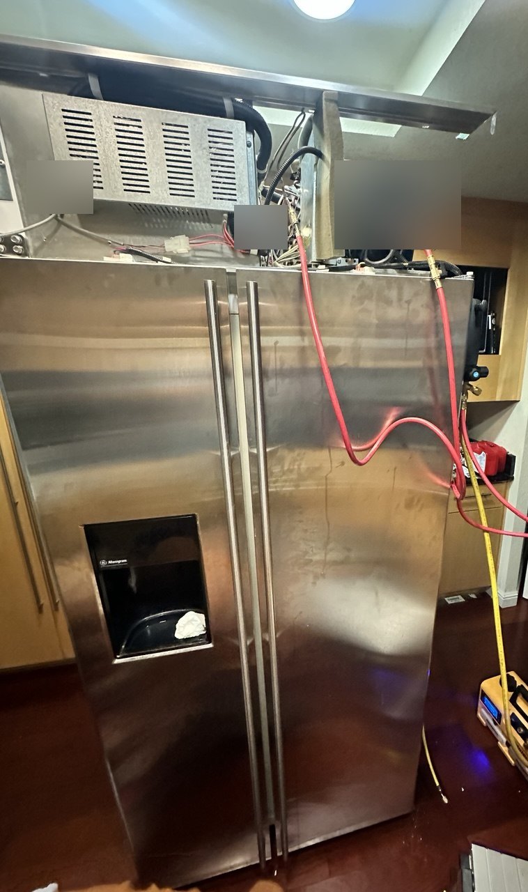 GE Monogram Evaporator and Heat Exchanger Replacement in Danville, CA