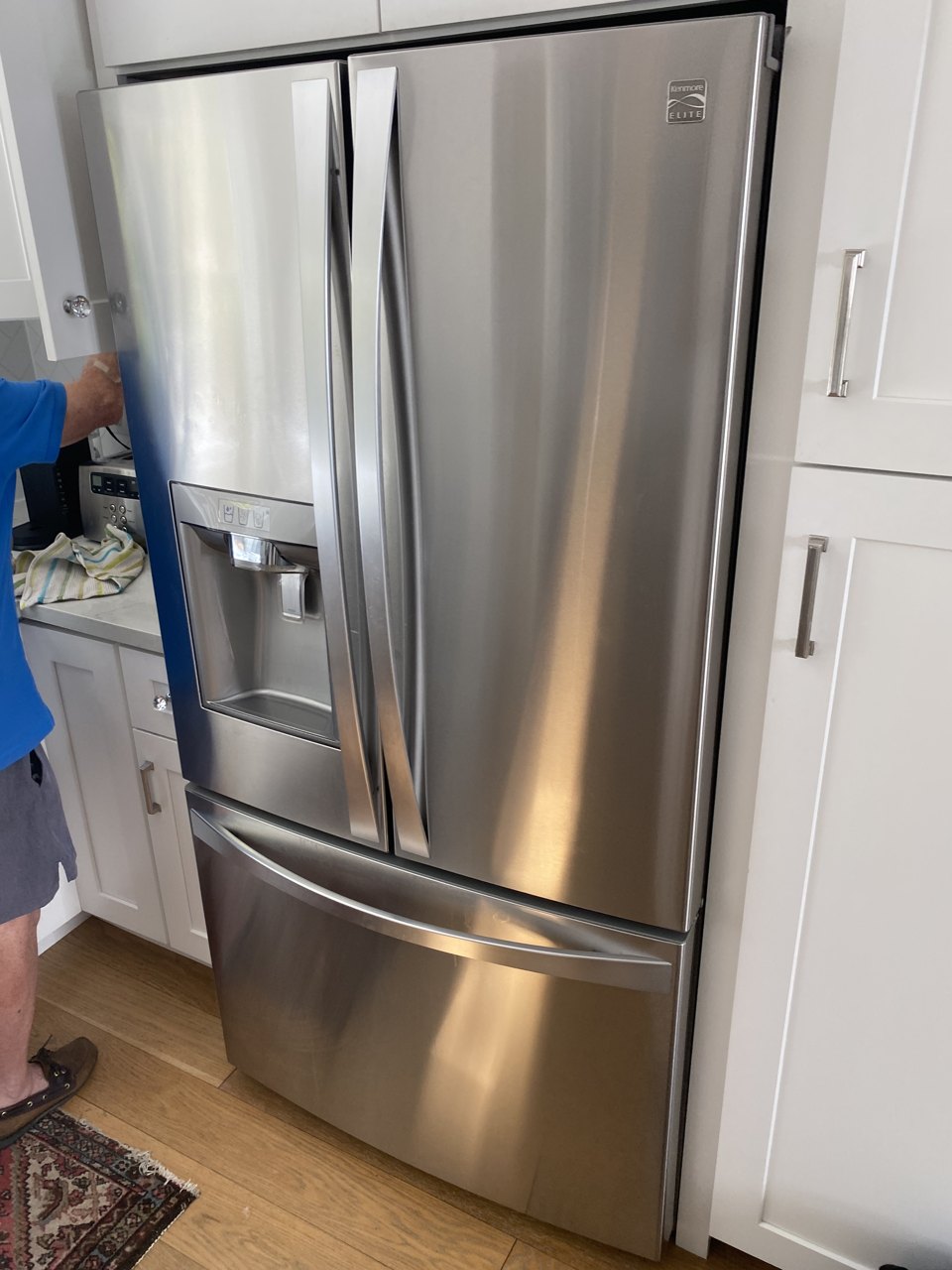 Kenmore Elite Refrigerator Not Cooling in Danville: Condenser Cleaning