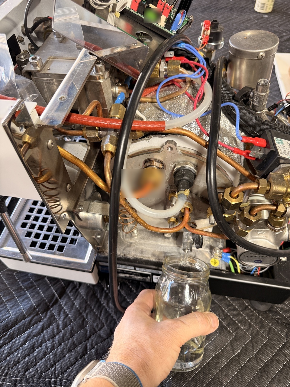 La Marzocco Linea Mini home espresso machine repair in San Jose, CA by ADRIUM, photo 1