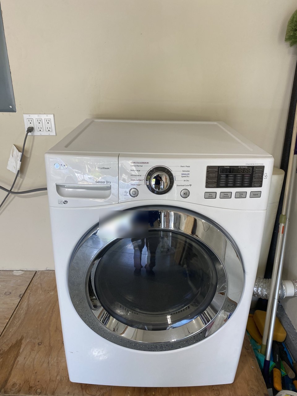 Loud LG Dryer in Danville: Worn Drum Rollers Replaced