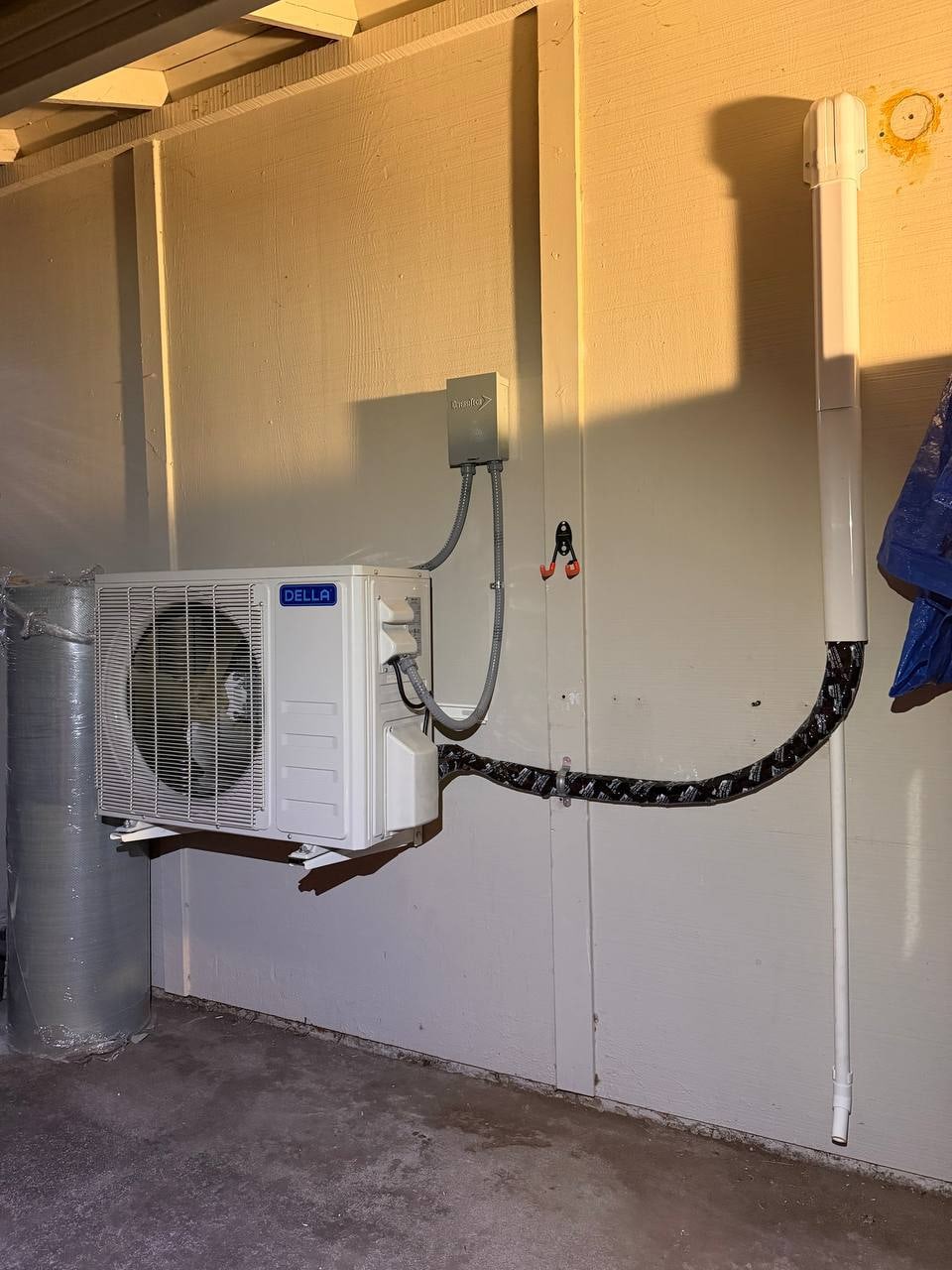 Garage Mini-Split From an Unlicensed Installer Lost Its Refrigerant: Fixed in Danville
