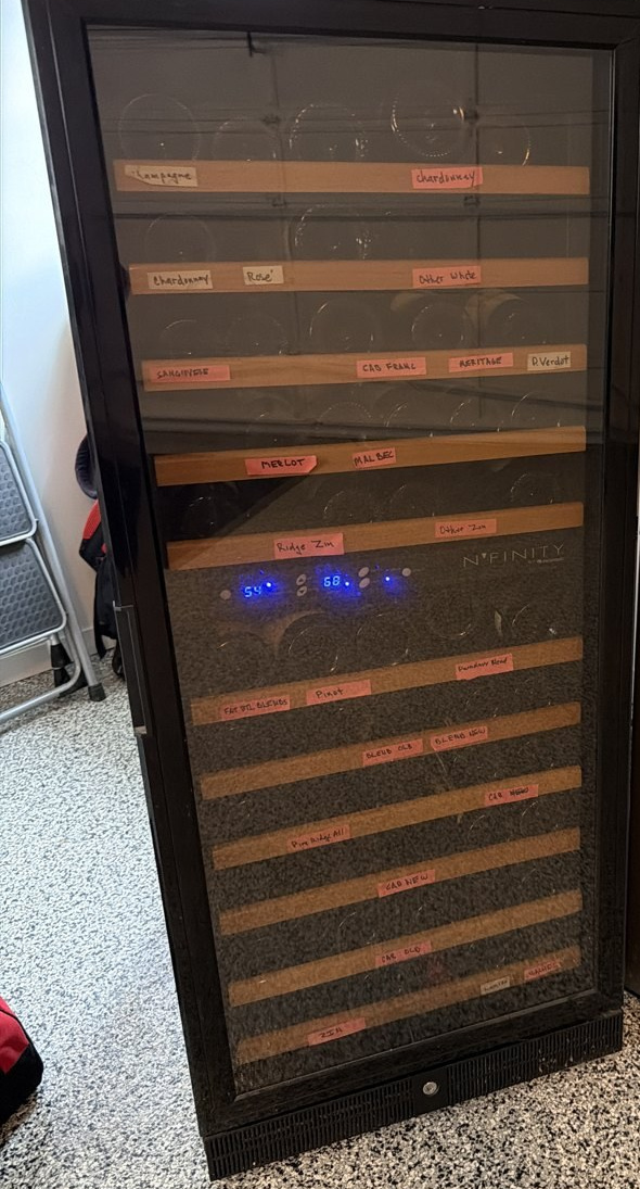 N'FINITY dual-zone wine refrigerator, model 277012103 repair in San Carlos, CA