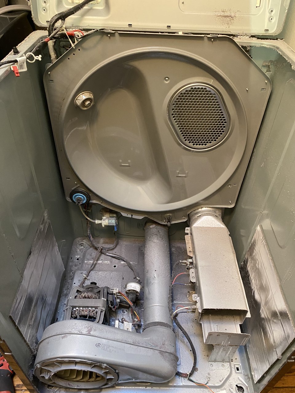 Samsung electric dryer with MultiSteam and VentSensor, model DV52J8700EP repair in Alamo, CA by ADRIUM, photo 1