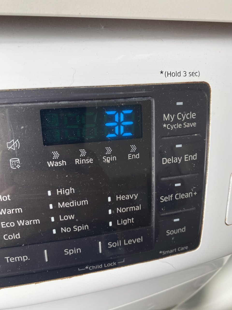 Samsung Front-Load Washer Showing 3E in Berkeley: Drive Motor Diagnosis
